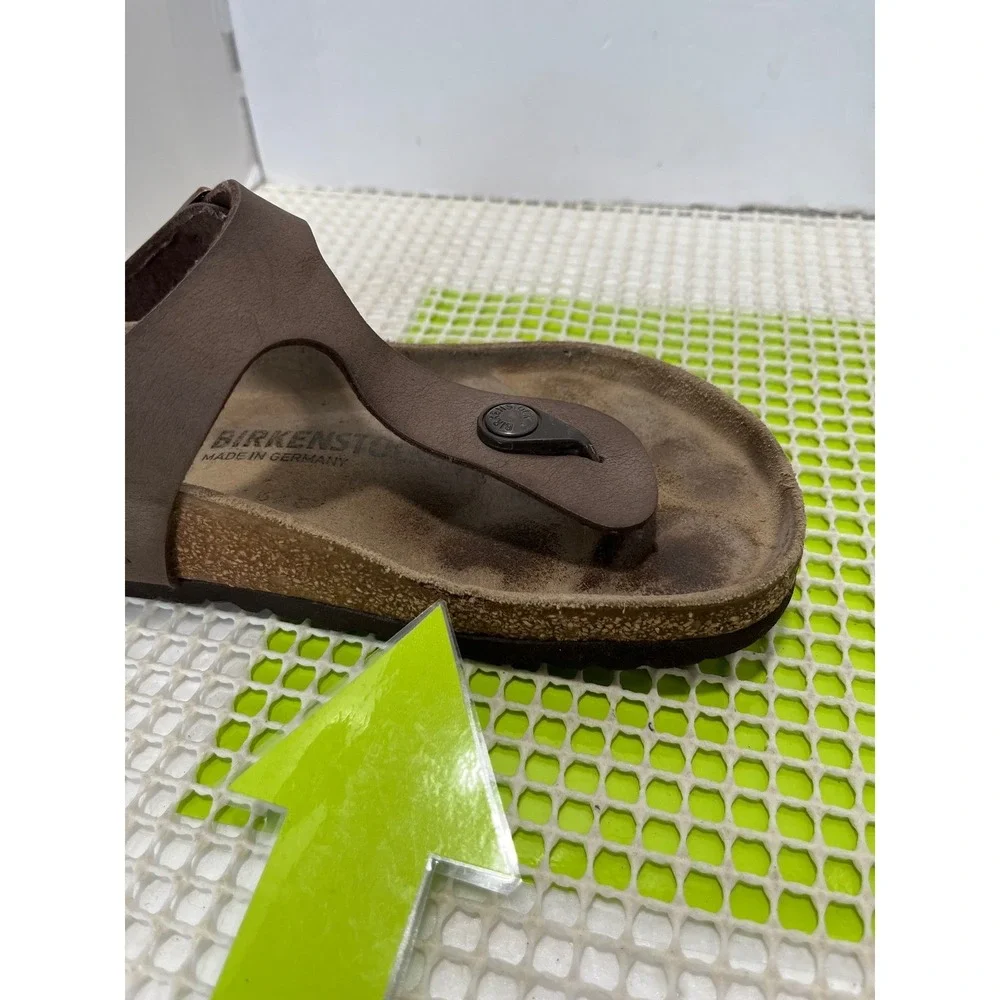 Birkenstock Gizeh Birko-Flor Thong Sandals Men's 4 Women's 6 EU 37 Mocha Brown